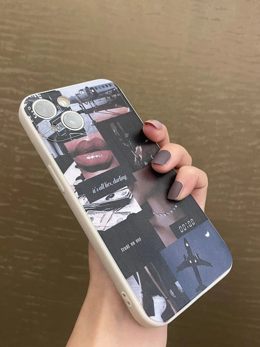 Shein Funda para teléfono con collage estético compatible con iPhone 14 pro max - Quierox - Tienda Online