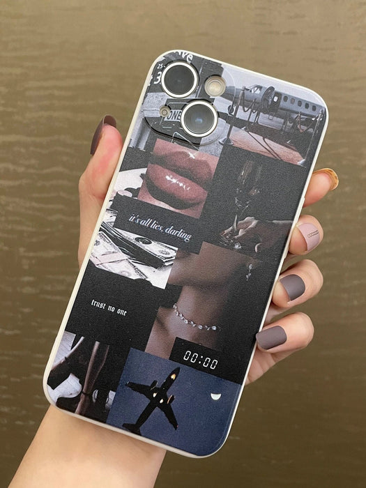 Shein Funda para teléfono con collage estético compatible con iPhone 14 pro max - Quierox - Tienda Online