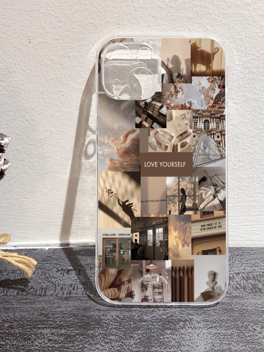 Shein Funda para teléfono con collage estético compatible con iPhone 14Promax - Quierox - Tienda Online