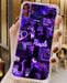 Shein Funda para telefono con collage purpura compatible con iphone 11 pro max - Quierox - Tienda Online