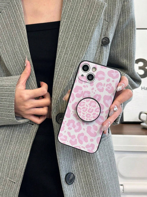 Shein Funda para teléfono con correa y estampado de leopardo para galaxy A03s - Quierox - Tienda Online