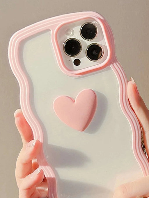 Shein Funda para teléfono con decoración de corazón anticaídas - Quierox - Tienda Online