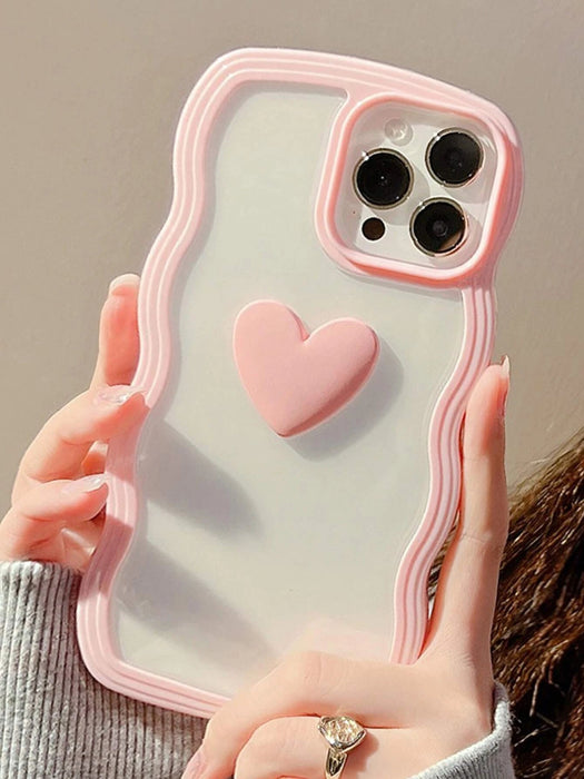 Shein Funda para teléfono con decoración de corazón anticaídas - Quierox - Tienda Online