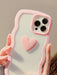 Shein Funda para teléfono con decoración de corazón anticaídas - Quierox - Tienda Online