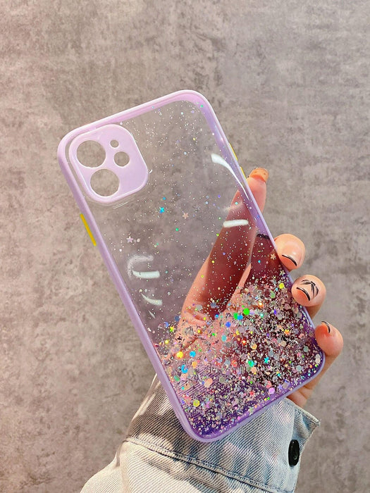 Shein Funda para teléfono con decoración de lentejuelas y degradado compatible con iPhone 11 - Quierox - Tienda Online
