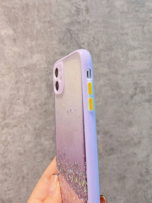Shein Funda para teléfono con decoración de lentejuelas y degradado compatible con iPhone 11 - Quierox - Tienda Online