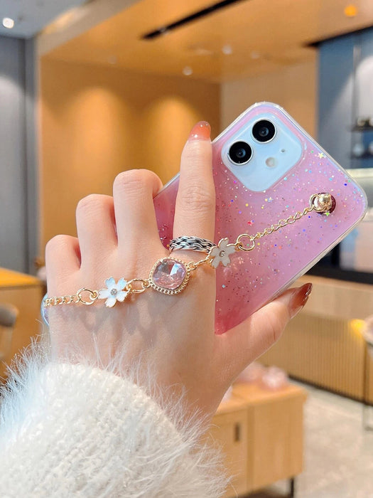 Shein funda para teléfono con diamantes de imitación y purpurina para iPhone 11 pro max - Quierox - Tienda Online