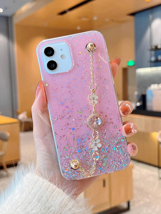 Shein funda para teléfono con diamantes de imitación y purpurina para iPhone 11 pro max - Quierox - Tienda Online