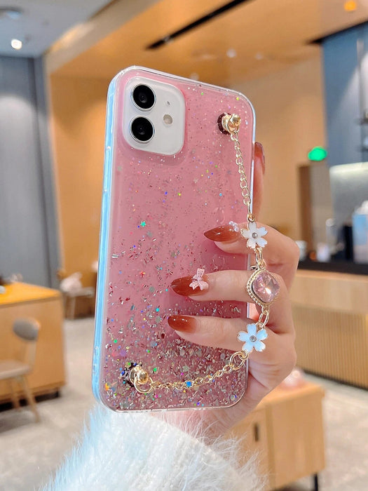 Shein funda para teléfono con diamantes de imitación y purpurina para iPhone 11 pro max - Quierox - Tienda Online