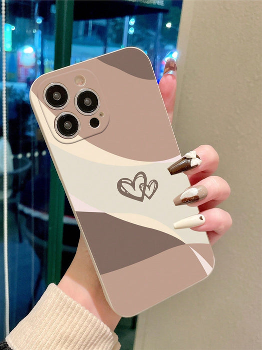 Shein Funda para teléfono con diseño creativo, colorida y a la moda, anticaídas y con contraste de color - Quierox - Tienda Online