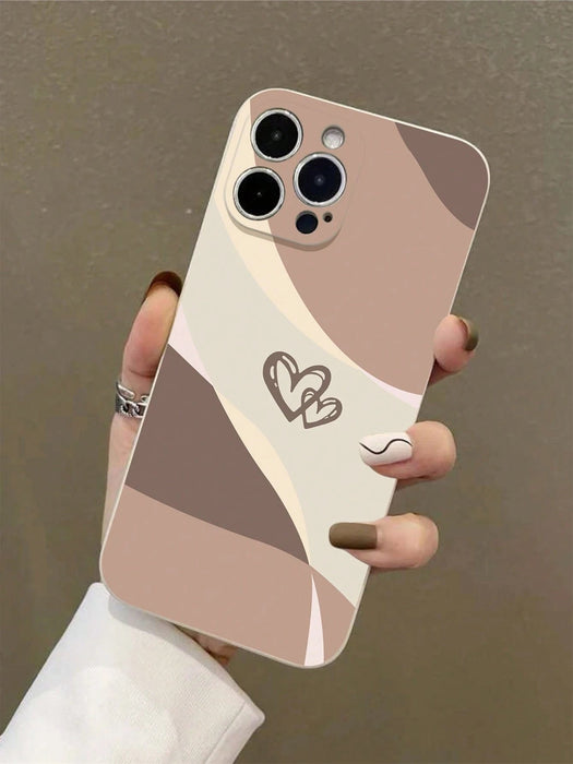 Shein Funda para teléfono con diseño creativo, colorida y a la moda, anticaídas y con contraste de color - Quierox - Tienda Online