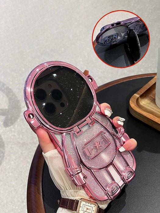 Shein Funda para teléfono con diseño de astronauta rosa kawaii para iphone 11 pro max - Quierox - Tienda Online