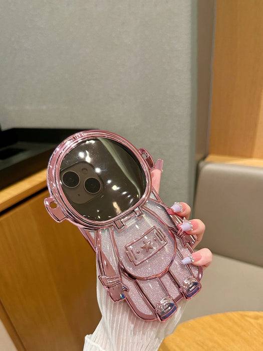 Shein Funda para teléfono con diseño de astronauta rosa kawaii para iphone 11 pro max - Quierox - Tienda Online