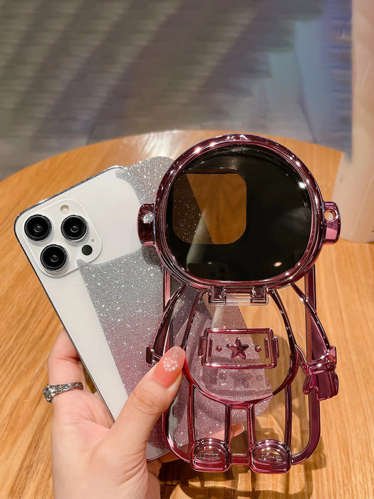 Shein Funda para teléfono con diseño de astronauta rosa kawaii para iphone 11 pro max - Quierox - Tienda Online