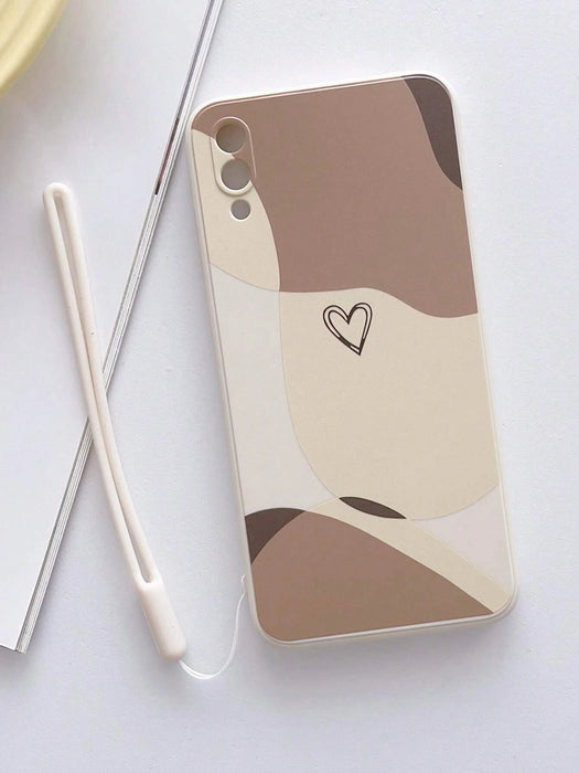 Shein Funda para teléfono con diseño de corazón y colgante anticaídas con cordón - Quierox - Tienda Online