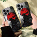 SHEIN funda para teléfono con diseño de guerrero negro y luna roja, compatible con iPhone 7P/8P - Quierox - Tienda Online