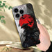 SHEIN funda para teléfono con diseño de guerrero negro y luna roja, compatible con iPhone 7P/8P - Quierox - Tienda Online