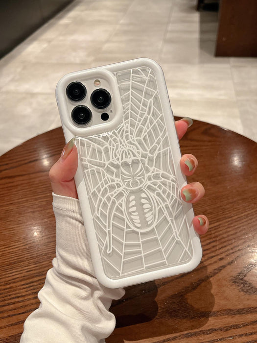 Shein Funda para teléfono con diseño de telaraña iPhone XR - Quierox - Tienda Online
