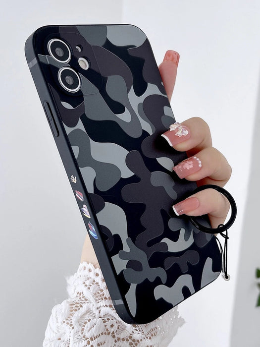 Shein Funda para teléfono con estampado de camuflaje compatible con Galaxy A20s - Quierox - Tienda Online