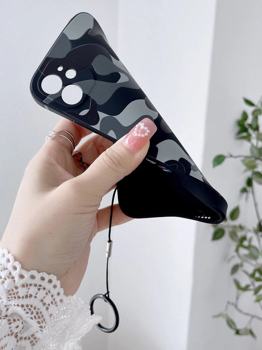 Shein Funda para teléfono con estampado de camuflaje compatible con Galaxy A20s - Quierox - Tienda Online