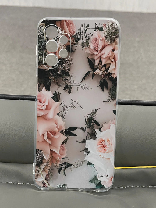 Shein Funda para teléfono con estampado de flores compatible con Galaxy A12 - Quierox - Tienda Online