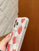 Shein Funda para teléfono con estampado de flores de verano, 1 pieza, color rosa fresa - Quierox - Tienda Online