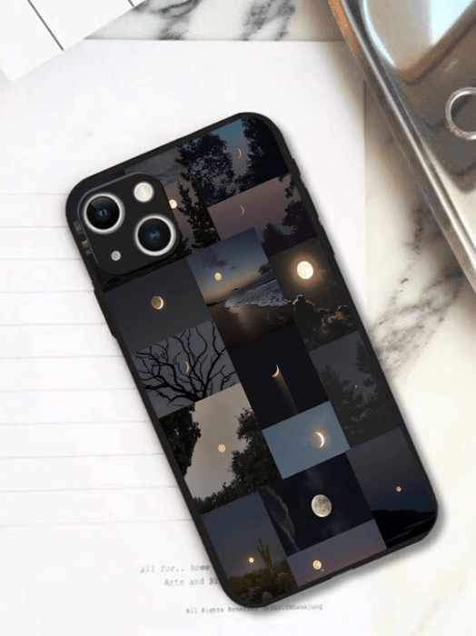 SHEIN Funda para teléfono con estampado de luna - Quierox - Tienda Online