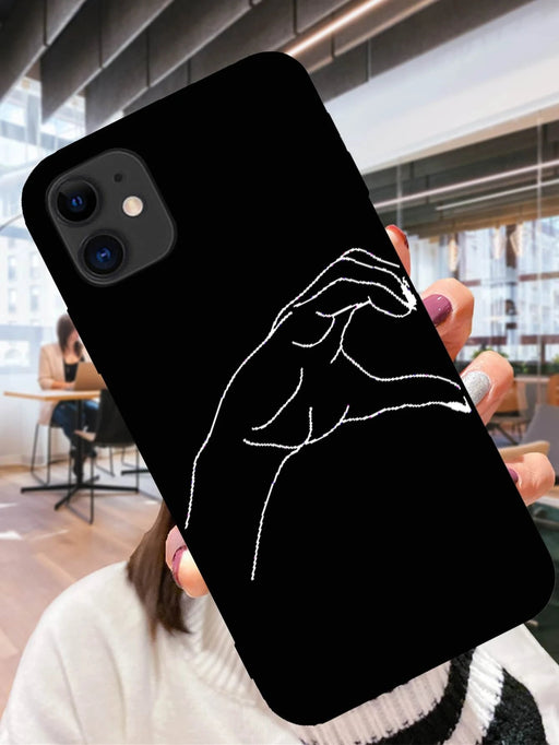 Shein Funda para teléfono con estampado de manos - Quierox - Tienda Online