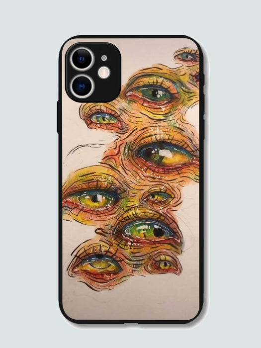 SHEIN Funda para teléfono con estampado de ojos - Quierox - Tienda Online