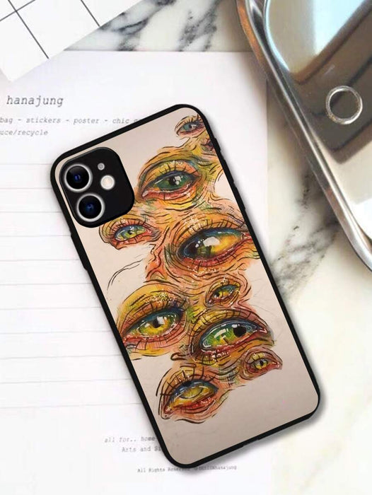 SHEIN Funda para teléfono con estampado de ojos - Quierox - Tienda Online