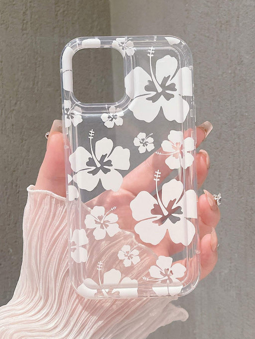 SHEIN Funda para teléfono con estampado floral de margaritas iPhone 11 - Quierox - Tienda Online