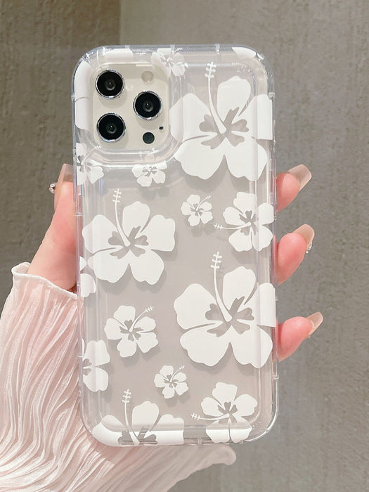 SHEIN Funda para teléfono con estampado floral de margaritas iPhone 11 - Quierox - Tienda Online