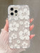 SHEIN Funda para teléfono con estampado floral de margaritas iPhone 11 - Quierox - Tienda Online