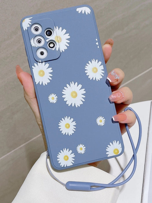 Shein Funda para teléfono con estampado floral y correa - Quierox - Tienda Online