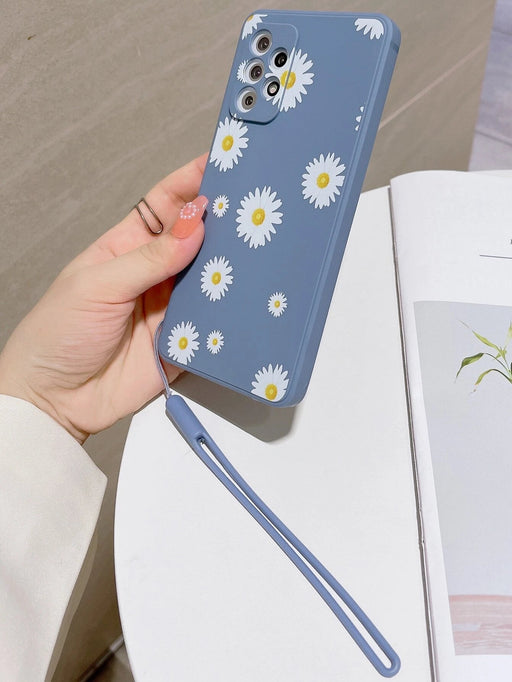 Shein Funda para teléfono con estampado floral y correa - Quierox - Tienda Online