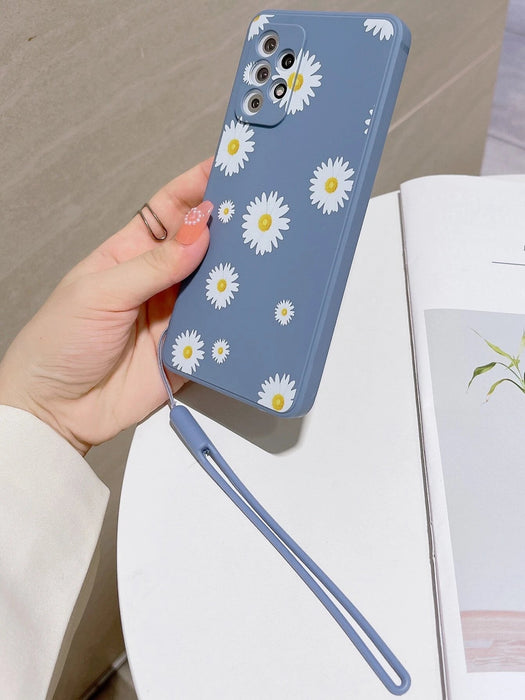 Shein Funda para teléfono con estampado floral y correa - Quierox - Tienda Online