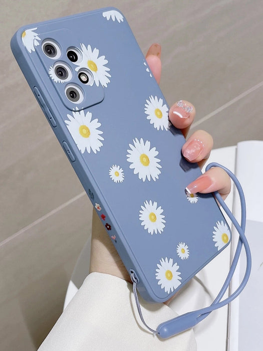 Shein Funda para teléfono con estampado floral y correa - Quierox - Tienda Online