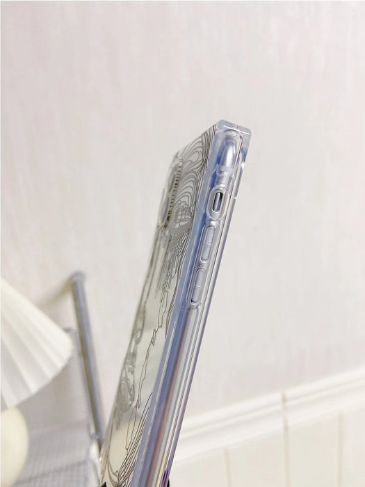 Shein Funda para teléfono con gráfico de figuras abstractas para iPhone 11 Pro Max - Quierox - Tienda Online