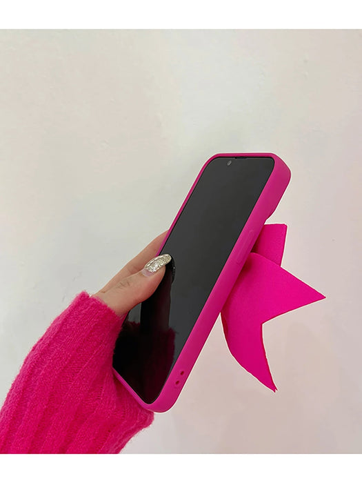 Shein Funda para teléfono con lazo de neón rosa estético, estilo kawaii, impermeable iphone 15 - Quierox - Tienda Online