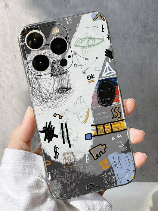 Shein Funda para teléfono con patrón abstracto compatible con Galaxy A23 5G - Quierox - Tienda Online