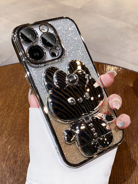 Shein Funda para teléfono con purpurina y decoración de conejo iPhone 11 Pro - Quierox - Tienda Online