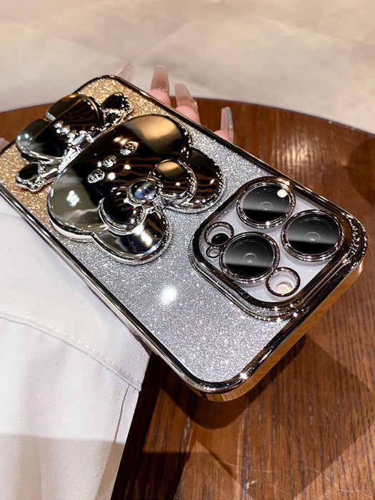 Shein Funda para teléfono con purpurina y decoración de conejo iPhone 11 Pro - Quierox - Tienda Online