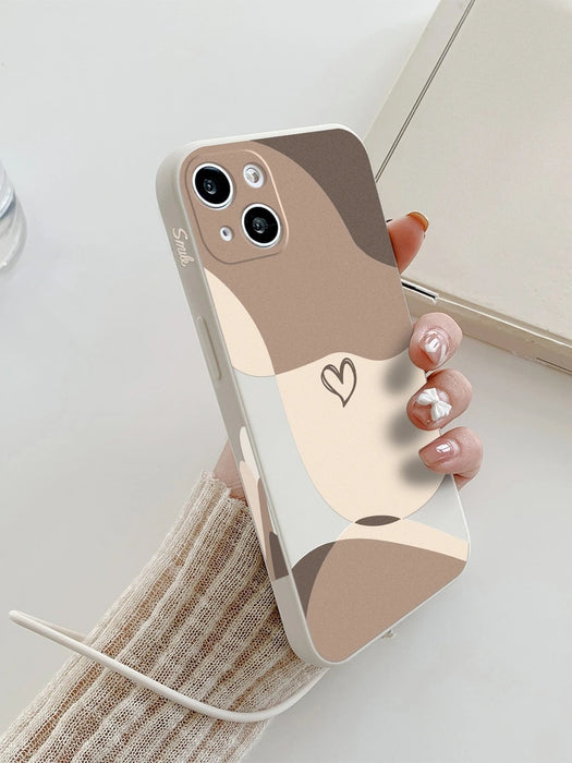Shein Funda para teléfono de TPU con diseño de 1 pieza con cordón en forma de corazón iphone 7/8/SE2 - Quierox - Tienda Online