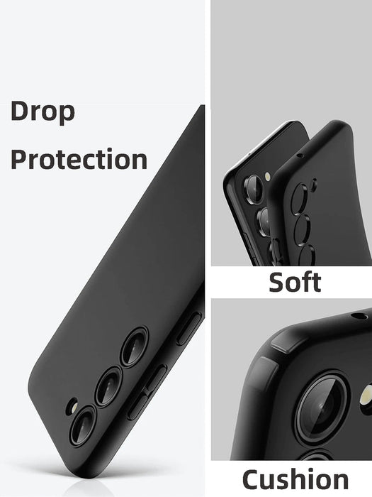 SHEIN Funda para teléfono de TPU negra sólida, a prueba de golpes para Galaxia A04E - Quierox - Tienda Online