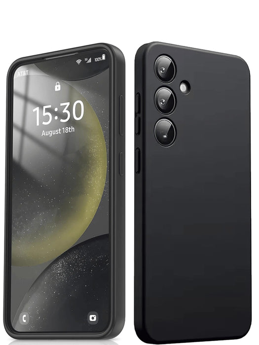 SHEIN Funda para teléfono de TPU negra sólida, a prueba de golpes para Galaxia A04E - Quierox - Tienda Online