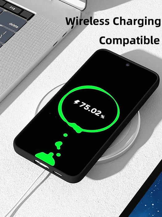 SHEIN Funda para teléfono de TPU negra sólida, a prueba de golpes para Galaxia A04E - Quierox - Tienda Online