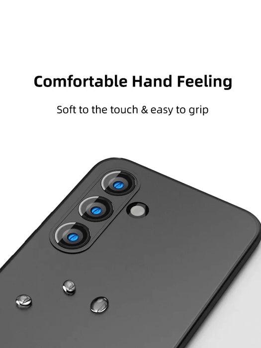 SHEIN Funda para teléfono de TPU negra sólida, a prueba de golpes para Galaxia A04E - Quierox - Tienda Online