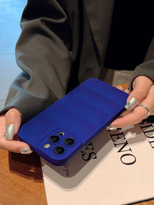SHEIN Funda para teléfono sólida y acolchada compatible con iPhone 11 pro max - Quierox - Tienda Online