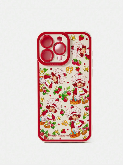 SHEIN Funda para teléfono Strawberry Shortcake X SHEIN con estampado floral para iPhone 7/8/SE2 - Quierox - Tienda Online