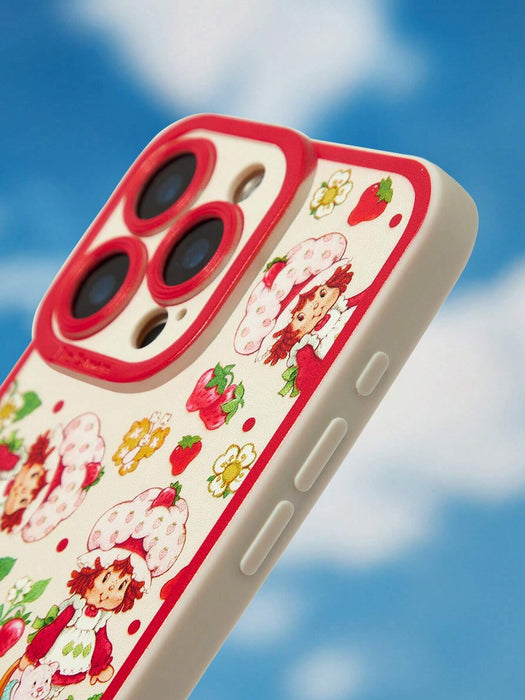 SHEIN Funda para teléfono Strawberry Shortcake X SHEIN con estampado floral para iPhone 7/8/SE2 - Quierox - Tienda Online